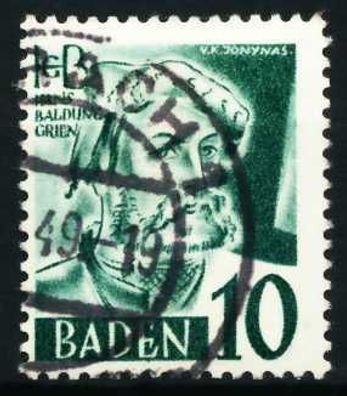 FZ BADEN 3. Ausgabe Spezialisiert Nr 33yI gestempelt X602BC2