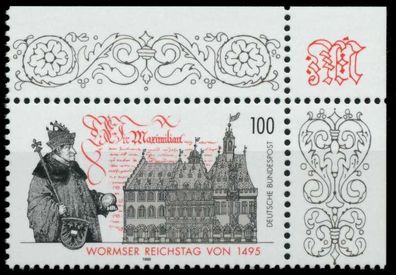 BRD 1995 Nr 1773 postfrisch ECKE-ORE X8CD836