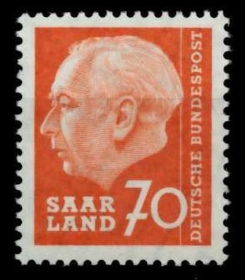 SAAR OPD 1957 Nr 395 postfrisch X7209DA