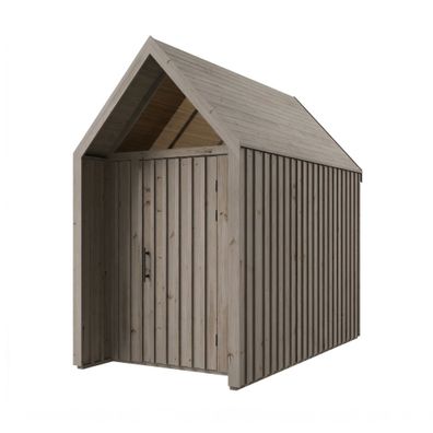Gartenhütte im skandinavischen Design | Dreieckfenster | Außenmaße: 162,4 x 285,