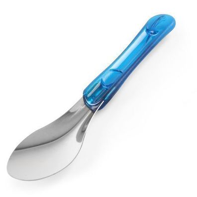 Eiskugelportionierer aus Stahl mit Tritan-Griff, blau - Hendi 755808