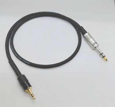the sssnake SMK 222 Premium Klinkenkabel 3,5mm auf 6,3mm - OFC Stereo Adapter