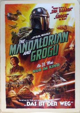 Star Wars: The Mandalorian and Grogu - Original Kinoplakat A0 - Filmposter