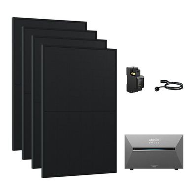 2000W Balkonkraftwerk mit Anker Speicher Solarbank 3 E2700 Pro 2,7 kWh PV Solaranlage