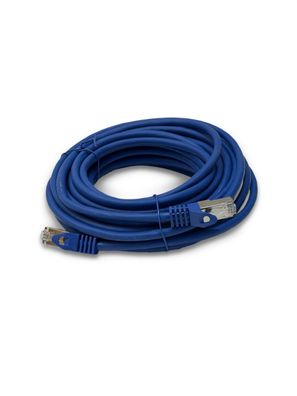 1CONN 9 Stück CAT.7 Netzwerkkabel 7,5m blau S-FTP LSZH PIMF RJ45 10 Gbit