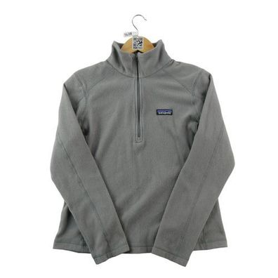 Patagonia Damen Fleece-Pullover Micro D 1/4-Zip Größe M #QWE7633
