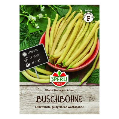 Sperli Buschbohne Wachs 'Beste von Allen' Saatgut - 1 Portion