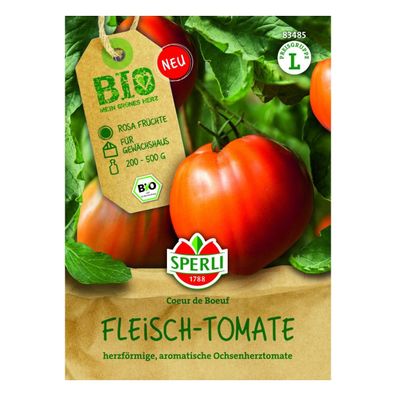 Sperli Fleischtomate 'Coeur de Boeuf' (Ochsenherz) Saatgut - 1 Portion