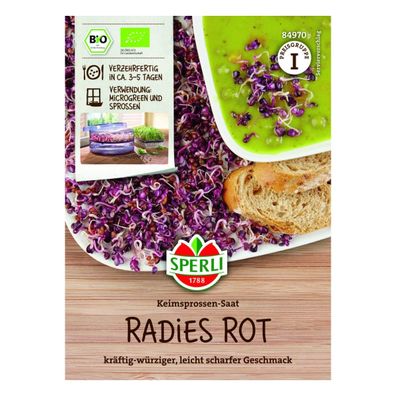 Sperli Keimsprossen-Saat Radies rot - 30 g
