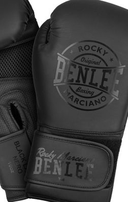 Benlee Boxhandschuhe Black Label Nero Boxhandschuhe aus Kunstleder (1Paar)