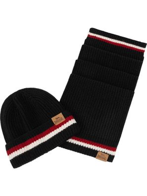 Lonsdale Butleigh Unisex Schal und Mütze Set