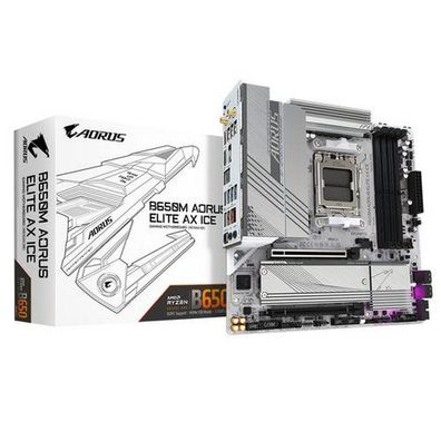 Gigabyte - B650M AORUS ELITE AX ICE - Mainboard