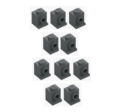 LEGO 10x Konverterstein 1x1 Dunkelgrau 4070 Angular 4211044 Dark Stone Grey