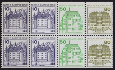 Germany BERLIN [Zdr] H-Blatt 21 ( * */mnh ) Burgen Schlösser