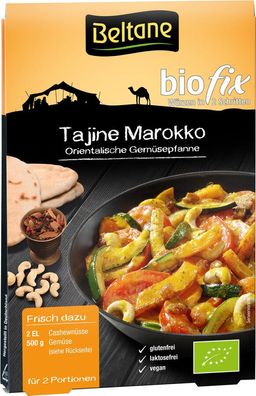3x Beltane Beltane Biofix Tajine Marokko, vegan, glutenfrei, lactosefrei 23,6g