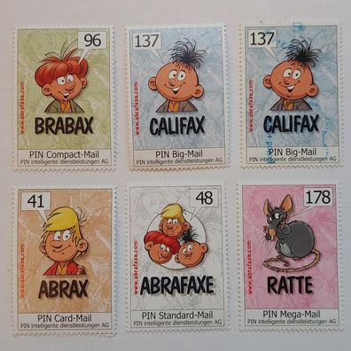 PIN AG Berlin Abrafaxe Marken 5 Werte