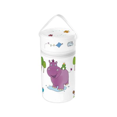 keeeper Isoliertasche "pola" HIPPO weiß, 10 x 21cm