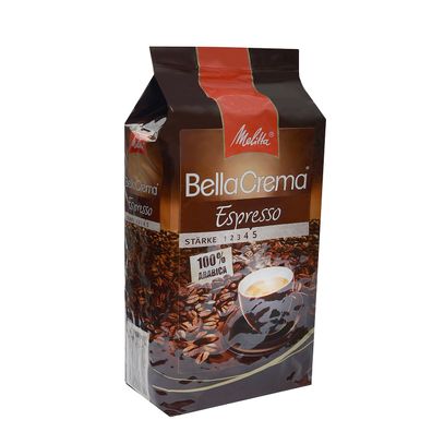 Melitta BELLA CREMA Espresso ganze Bohnen 1000g