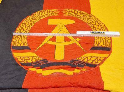 DDR Banner mit Emblem ca. 4,50 m x 1 m