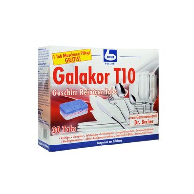 DR. BECHER Galakor T10 Geschirr. Tabs 30 Stück