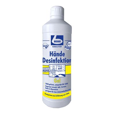 DR. BECHER Hände Desinfektion GEL 500ml Flasche