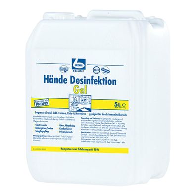 DR. BECHER Hände Desinfektion GEL 5000ml Kanister