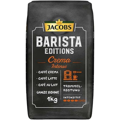 JACOBS Barista CREMA Intense ganze Bohnen 1000g