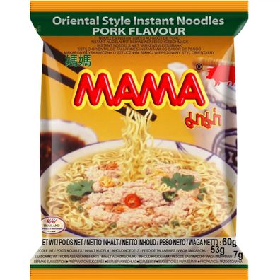 MAMA Instant Nudeln Pork 60g Blister