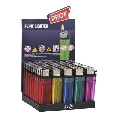 PROF FLINT Lighter Feuerzeug 50er Pack