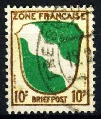 FRANZ. ZONE ALLG. AUSG. Nr 5 gestempelt gepr. X30A4CA