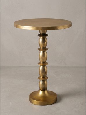 Beistelltisch Aluminium handgefertigt Modern Ø 40x56 cm - ALVOR Kadima