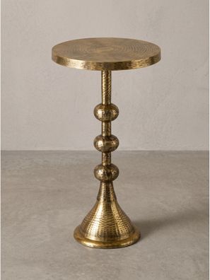 Beistelltisch Aluminium handgefertigt Modern Ø 30x56 cm - ALVOR Kadima