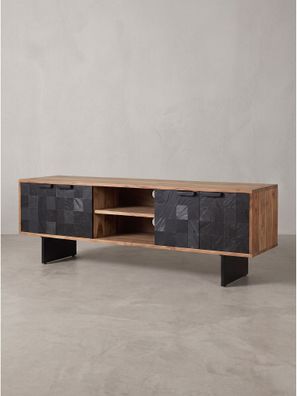 Lowboard Akazie Massivholz Rechteckig Modern - Montefalco Kadima