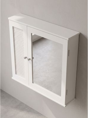 Wandschrank MDF mit Stauraum Rechteckig Landhaus - ADOUR Kadima