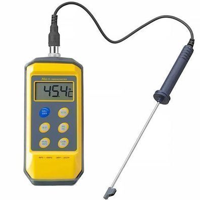 Digitales HACCP-Catering-Thermometer mit Sonde am Kabel - Hendi 271407