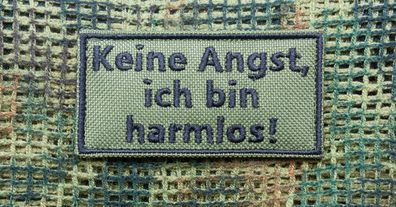 Patch: "Keine Angst, ich bin harmlos" (2 Varianten)