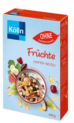 Kölln Müsli Frucht ohne Zuckerzusatz 500 g