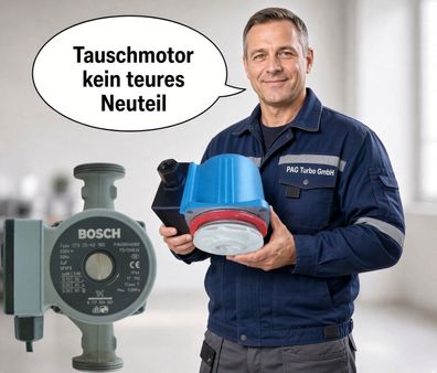 Pumpenkopf Ersatz Motor für Bosch/Grundfos UPS 25-40 180 Heizungspumpe Umwälzpumpe