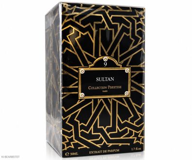 Collection Prestige Sultan 9 Extrait de Parfum 50 ml Unisex Duft Neu OVP