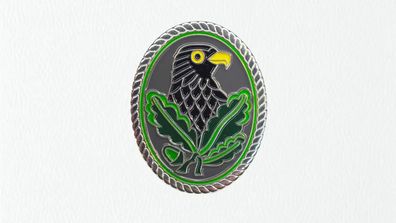 Pin Scharfschützenabzeichen Eichenlaub Wehrmacht - 3,5 x 2,5 cm