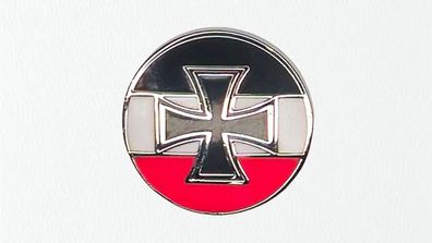 Pin Deutsches Reich - Eisernes Kreuz auf Gösch - 2 cm
