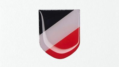 Pin Deutsches Reich Abzeichen - schwarz weiss rot - 3 x 2,5 cm