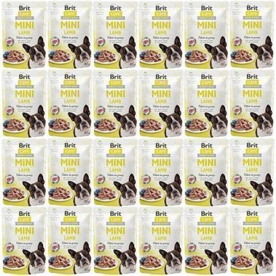 BRIT Care Mini Lamb - Nassfutter für Hunde - 24 x 85 g