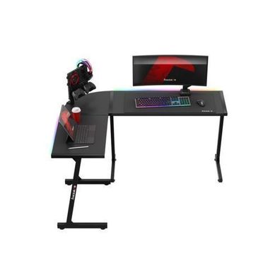 Huzaro Hero 6.0 Schwarzer RGB-Gaming-Schreibtisch