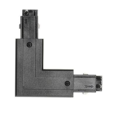 Verbinder "L" extern LINKS Schwarz für Nextrack Komponenten 3-Phasen-Schienen-Set