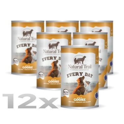 12 * Natural TRAIL EVERY DAY Hund 400 g Gans