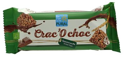 6x Pural Crac'O choc Dinkel 80g