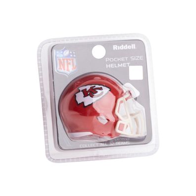 NFL Kansas City Chiefs Pocket Mini Helm Footballhelm 4x5cm Riddell 0625