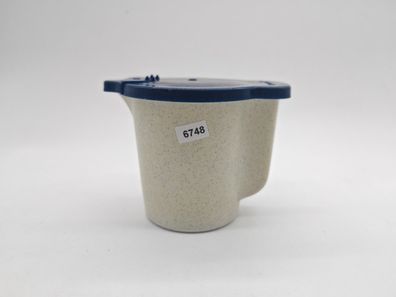 tupperware milchkännchen retro blau sahnekännchen klappe kanne milchkanne