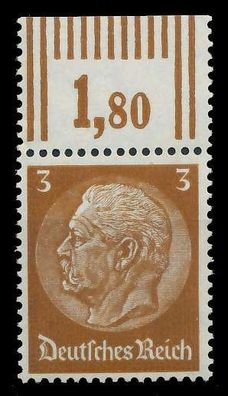 Deutsches REICH 1933 Nr 513 W OR postfrisch ORA X8B507E